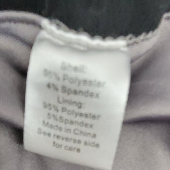 Nine Line Shorts Womens M Gray 4 inch Athletic With built-in compression briefs - Picture 3 of 10